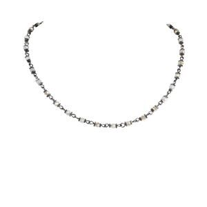 VIRGINS SAINTS & ANGELS VSA Sweetheart Crystal Choker in Gunmetal